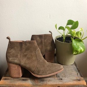 Madewell Suede Ankle Boots